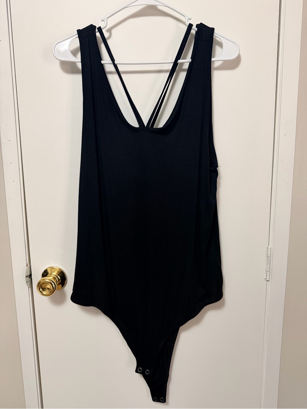torrid Black Strappy Bodysuit